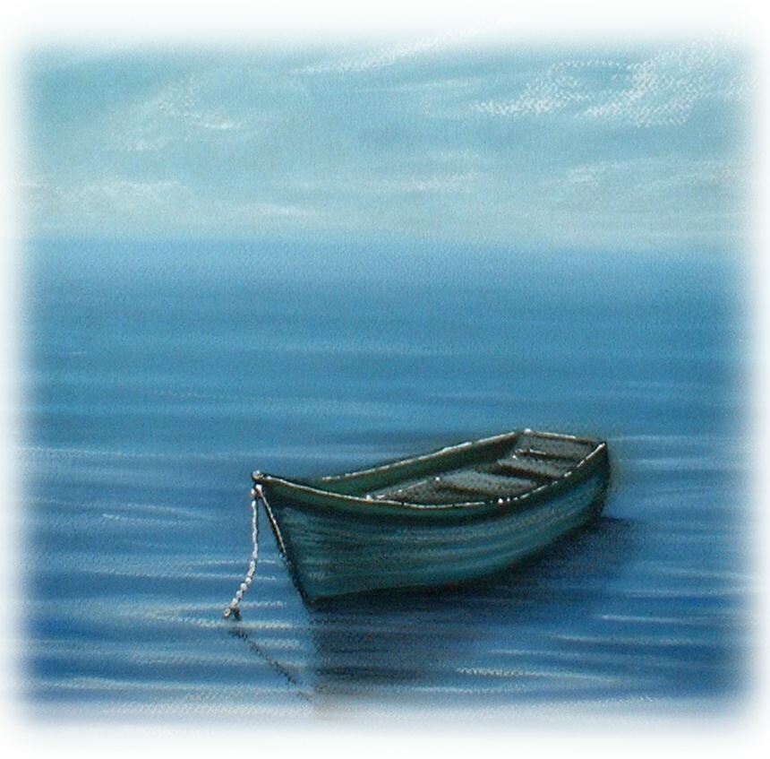 Boat on a Lake by Cherie Roe Dirksen