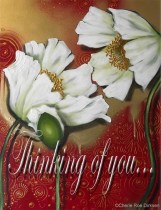 White Poppies - Thinking of you
