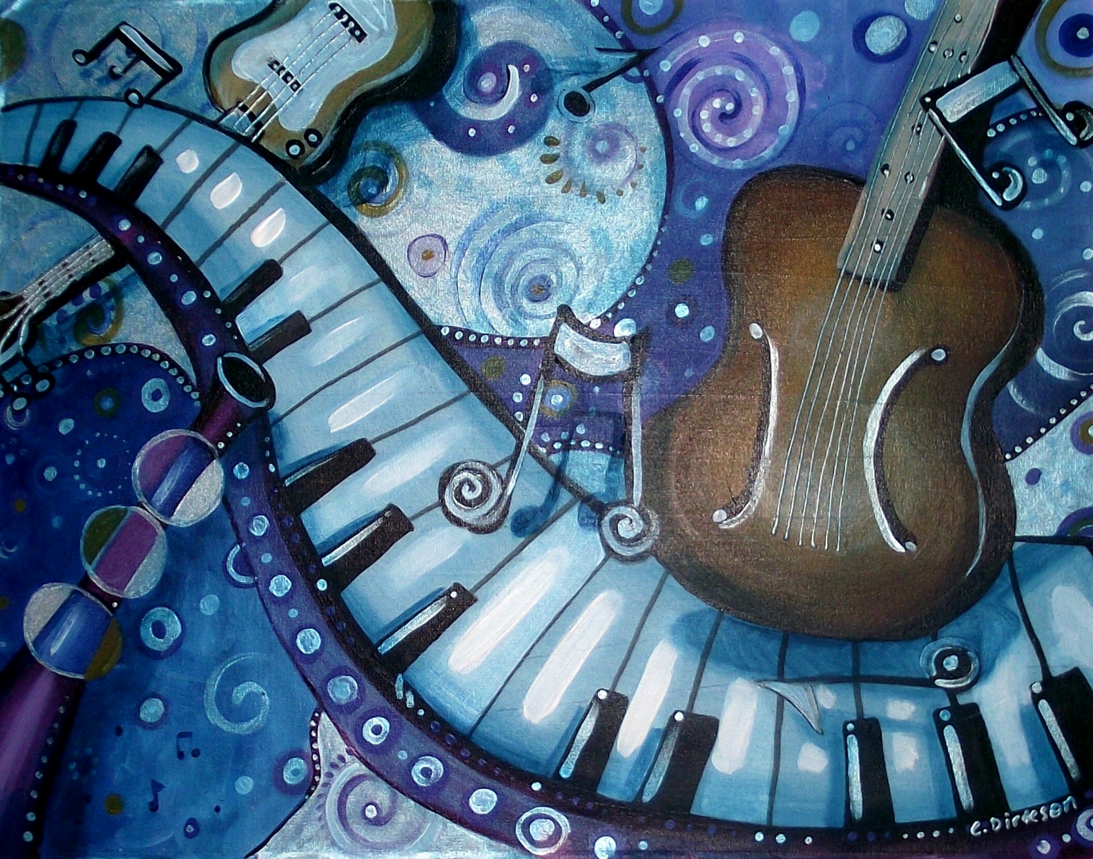 RHAPSODY IN BLUE by Cherie Roe Dirksen