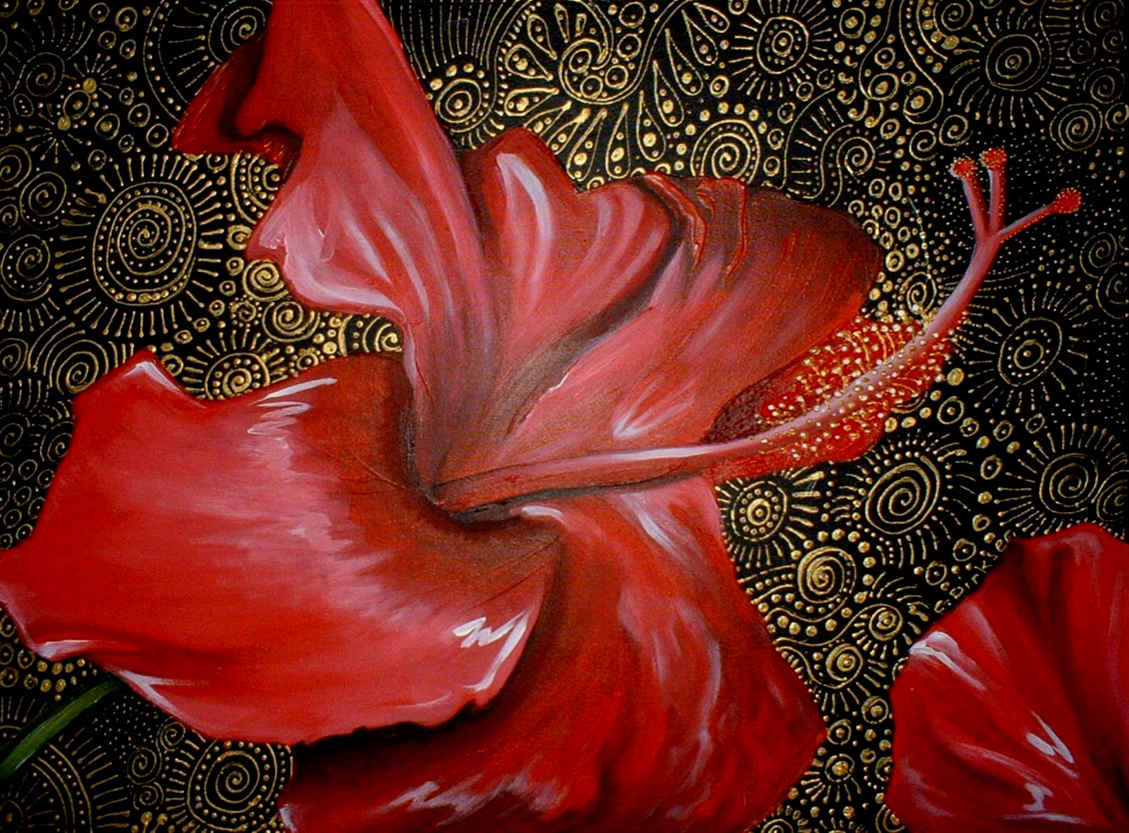 Red Hibiscus by Cherie Roe Dirksen lr