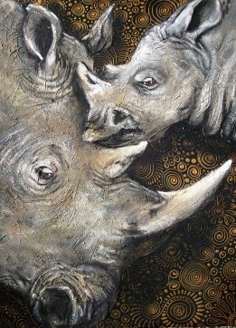 Rhinos by Cherie Roe Dirksen