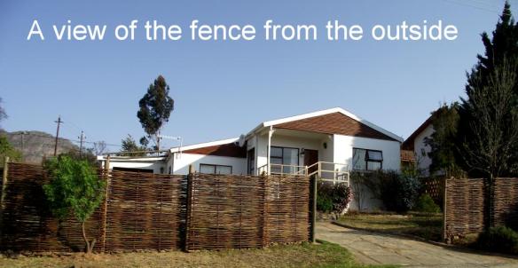 Fence from outside