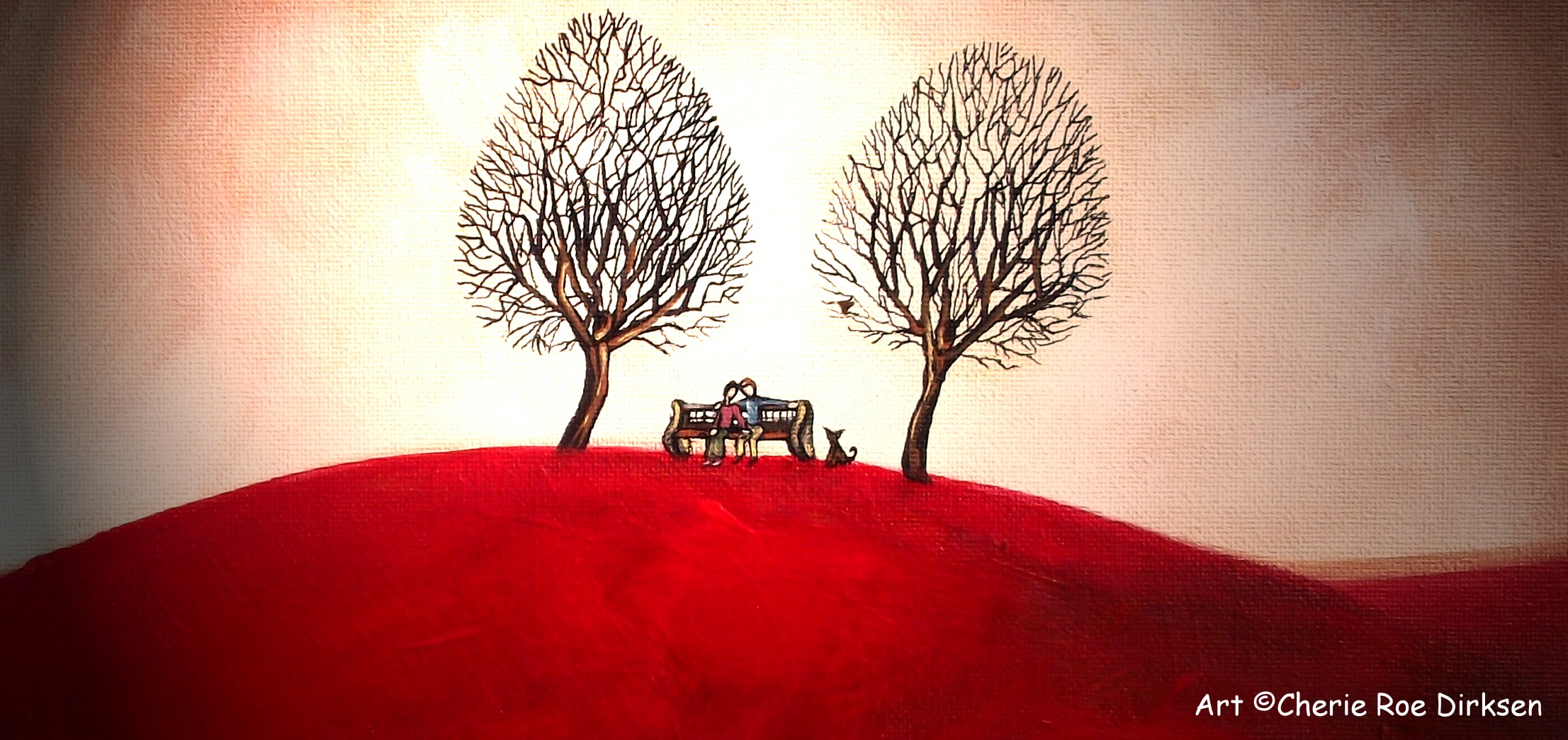 The Lovers Bench by Cherie Roe Dirksen