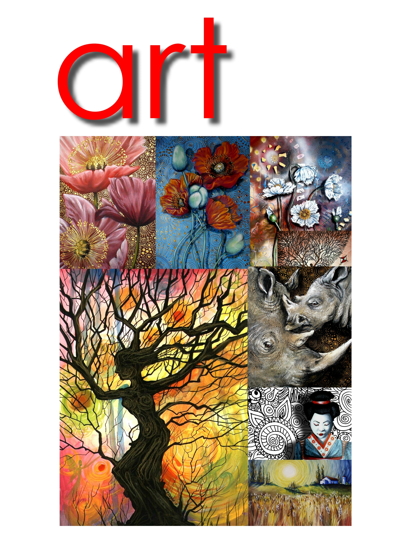 Artwork Collage Cherie Roe Dirksen