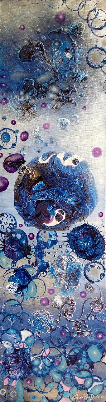 cosmic dementia - 25.5cm x 92cm x 4cm