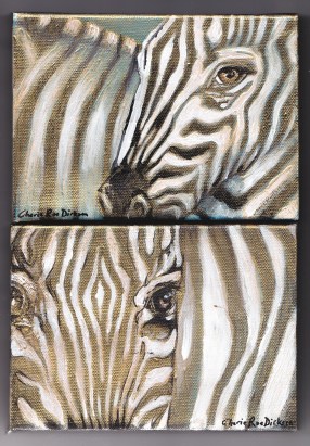 2 x zebras